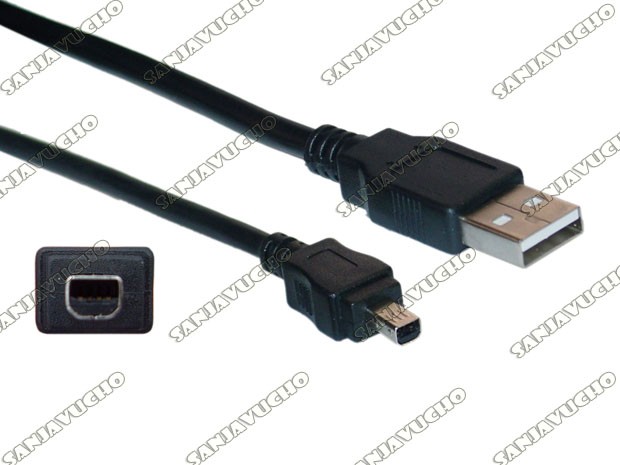 &u+ CABLE USB A USB MINI DE 4 PIN